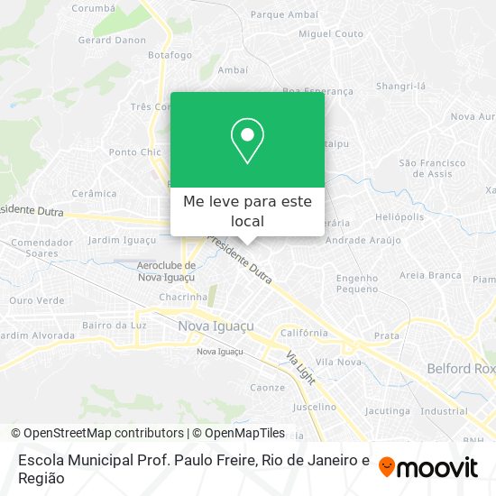 Escola Municipal Prof. Paulo Freire mapa