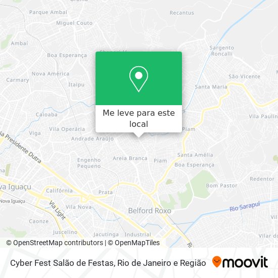 Cyber Fest Salão de Festas mapa