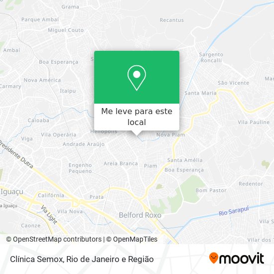 Clínica Semox mapa