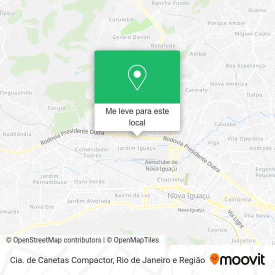 Cia. de Canetas Compactor mapa