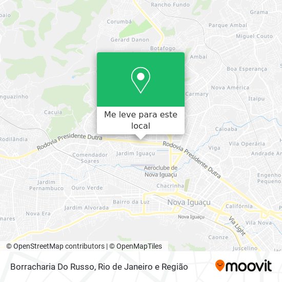 Borracharia Do Russo mapa
