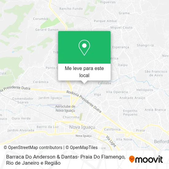 Barraca Do Anderson & Dantas- Praia Do Flamengo mapa