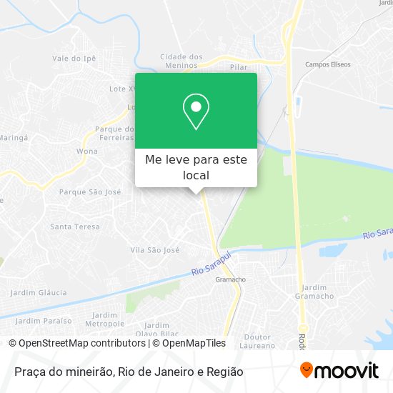 Praça do mineirão mapa
