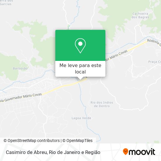 Casimiro de Abreu mapa