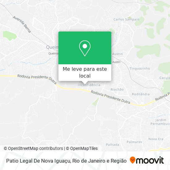 Patio Legal De Nova Iguaçu mapa