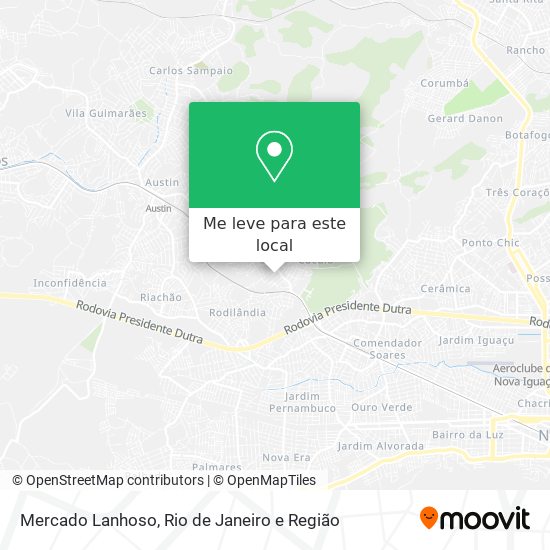 Mercado Lanhoso mapa