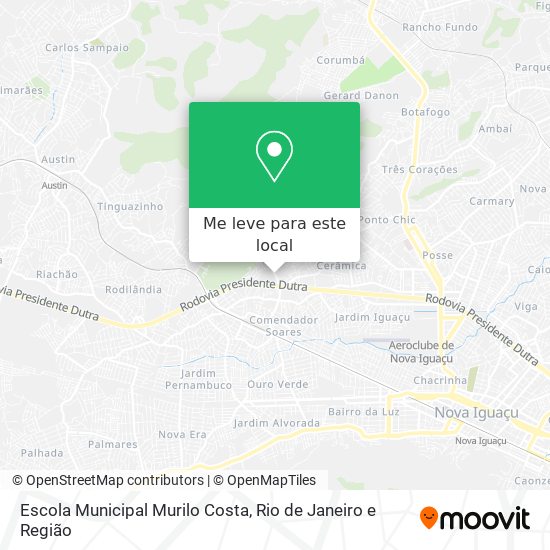 Escola Municipal Murilo Costa mapa