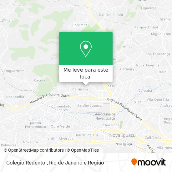 Colegio Redentor mapa