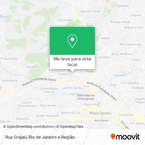 Rua Grajaú mapa