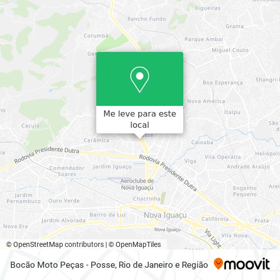 Bocão Moto Peças - Posse mapa