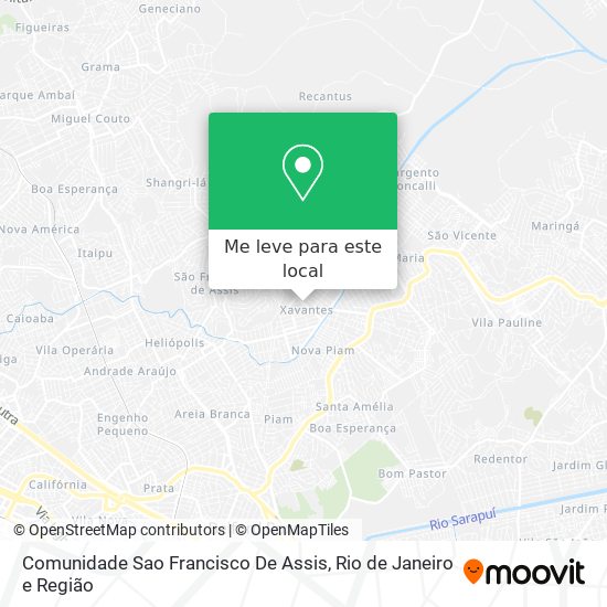 Comunidade Sao Francisco De Assis mapa