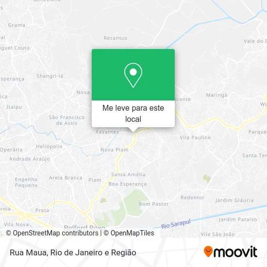 Rua Maua mapa