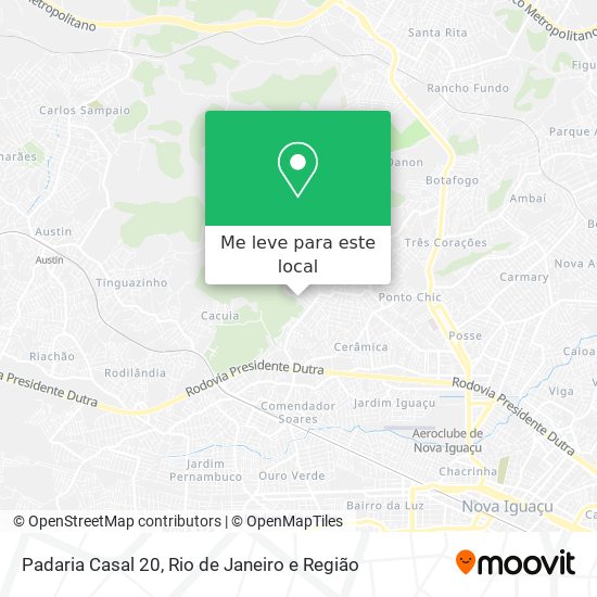 Padaria Casal 20 mapa