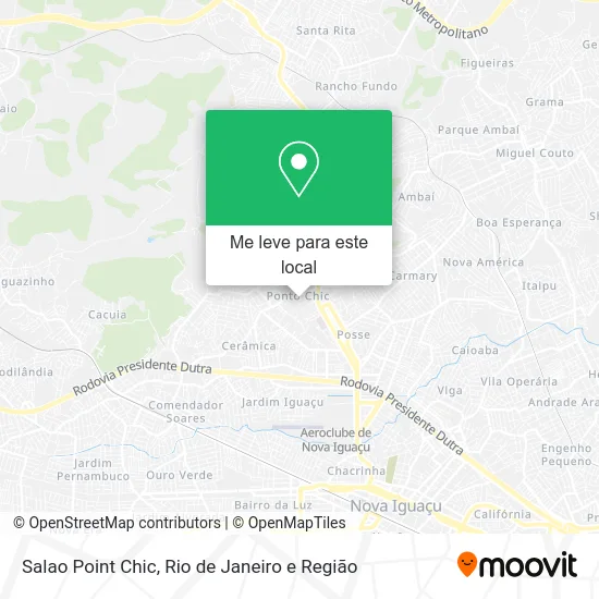 Salao Point Chic mapa