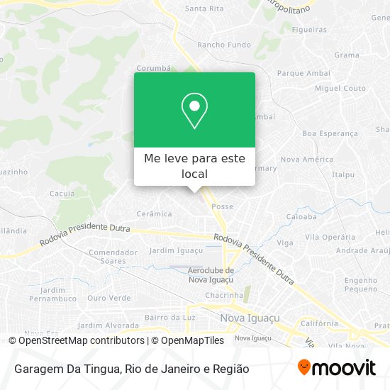 Garagem Da Tingua mapa