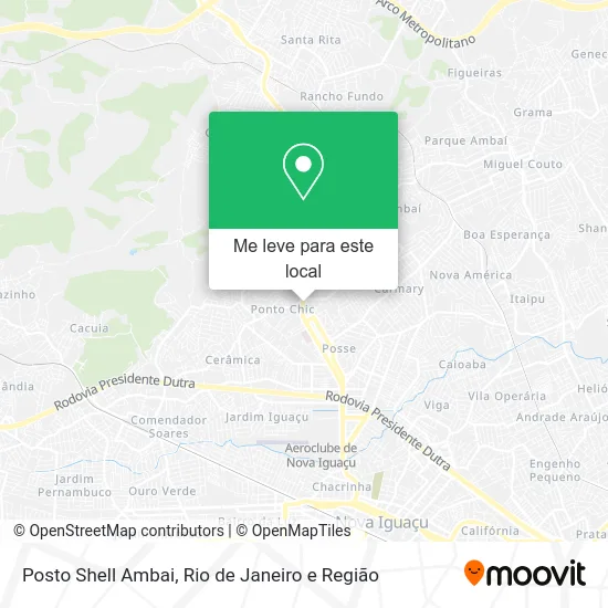 Posto Shell Ambai mapa
