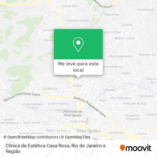 Clínica de Estética Casa Rosa mapa