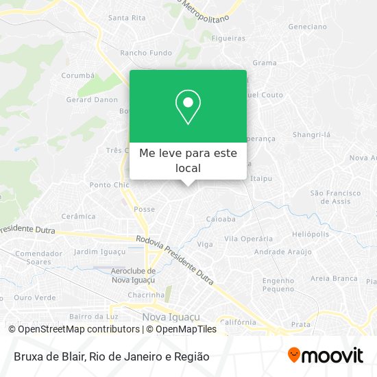 Bruxa de Blair mapa