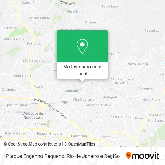 Parque Engenho Pequeno mapa