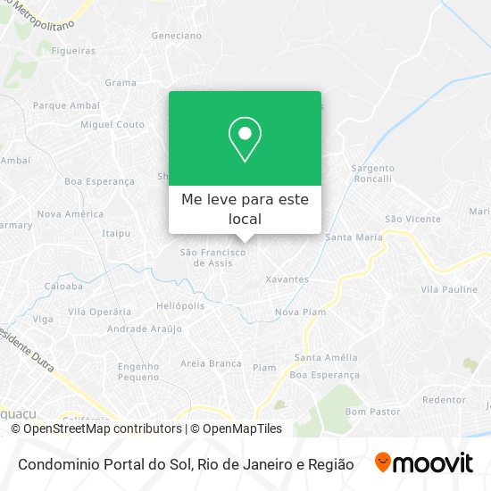 Condominio Portal do Sol mapa