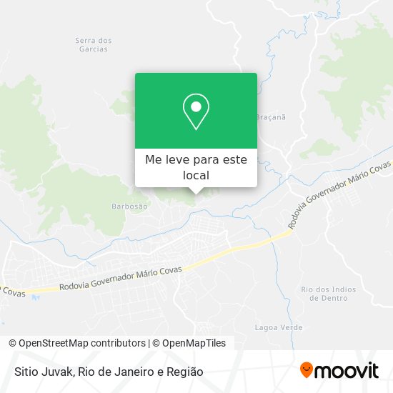 Sitio Juvak mapa