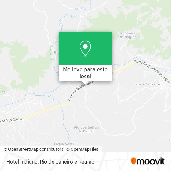 Hotel Indiano mapa