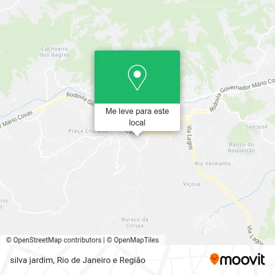 silva jardim mapa
