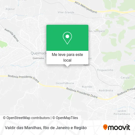 Valdir das Manilhas mapa