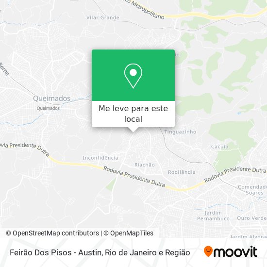 Feirão Dos Pisos - Austin mapa