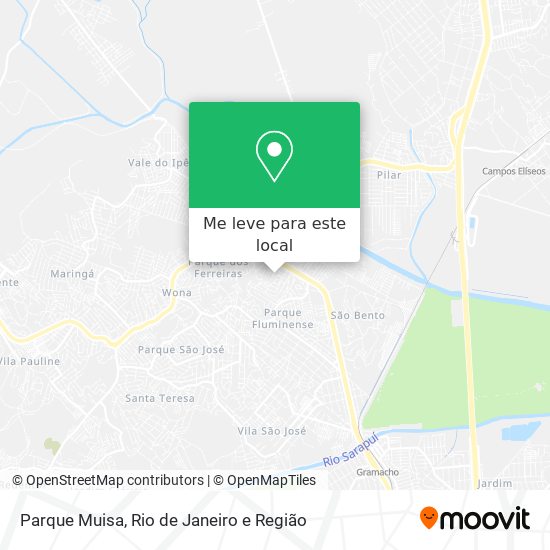 Parque Muisa mapa