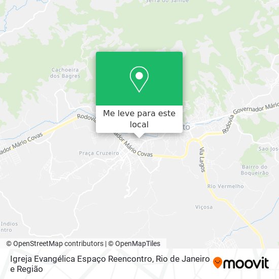Igreja Evangélica Espaço Reencontro mapa