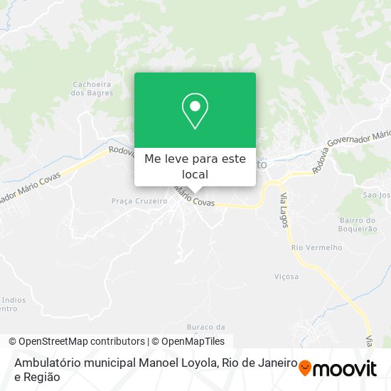 Ambulatório municipal Manoel Loyola mapa