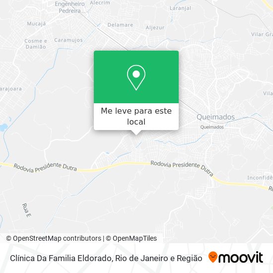 Clínica Da Familia Eldorado mapa