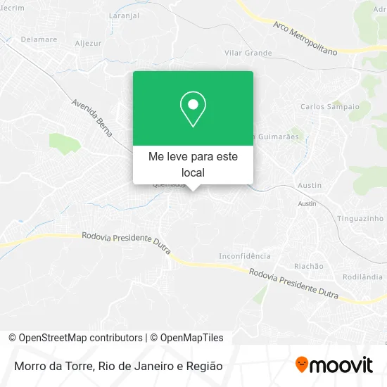 Morro da Torre mapa