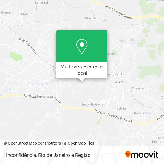 Inconfidência mapa