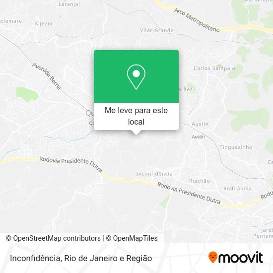 Inconfidência mapa