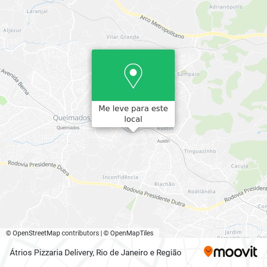 Átrios Pizzaria Delivery mapa