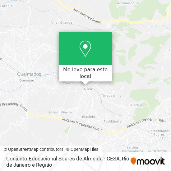 Conjunto Educacional Soares de Almeida - CESA mapa