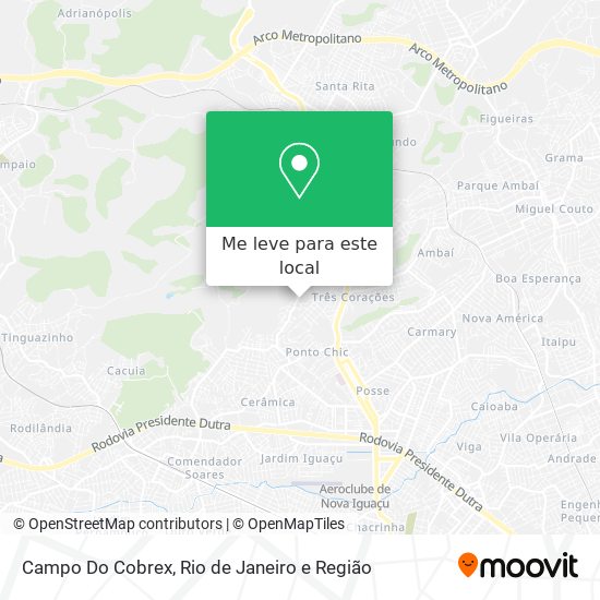 Campo Do Cobrex mapa