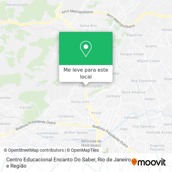 Centro Educacional Encanto Do Saber mapa
