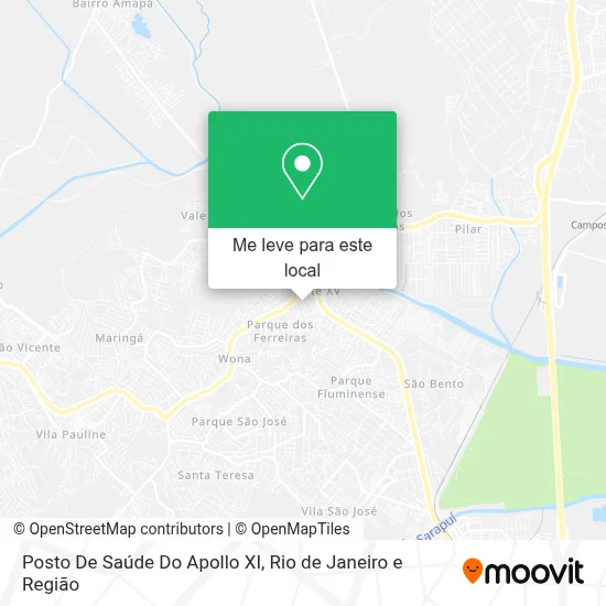 Posto De Saúde Do Apollo XI mapa