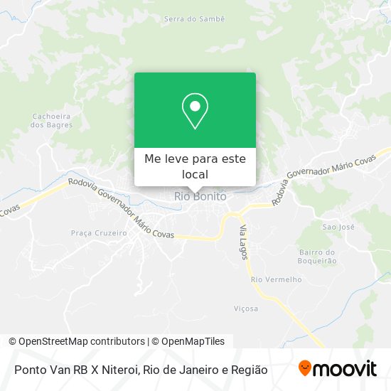Ponto Van RB X Niteroi mapa