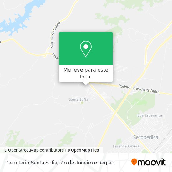 Cemitério Santa Sofia mapa