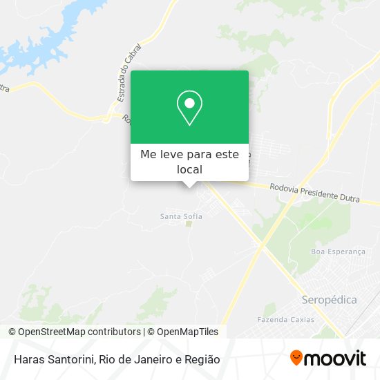 Haras Santorini mapa