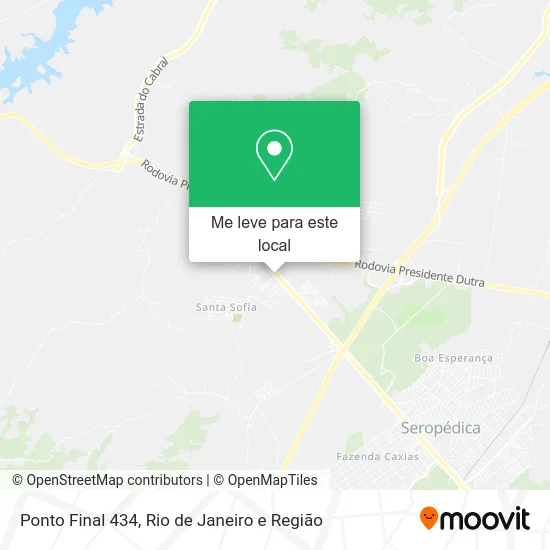 Ponto Final 434 mapa