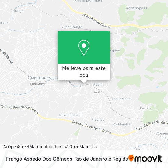 Frango Assado Dos Gêmeos mapa