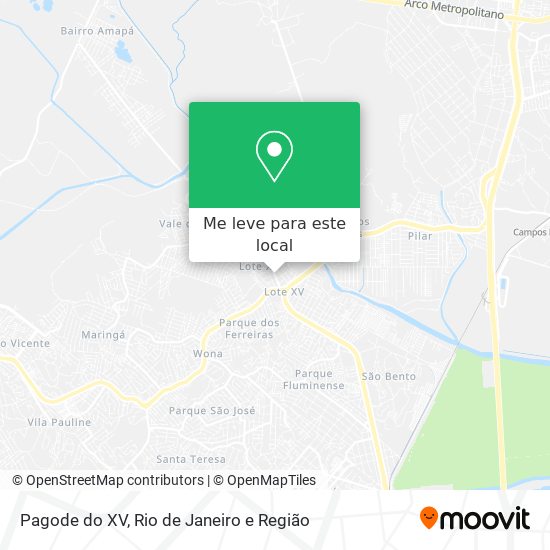 Pagode do XV mapa