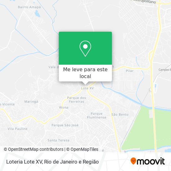 Loteria Lote XV mapa