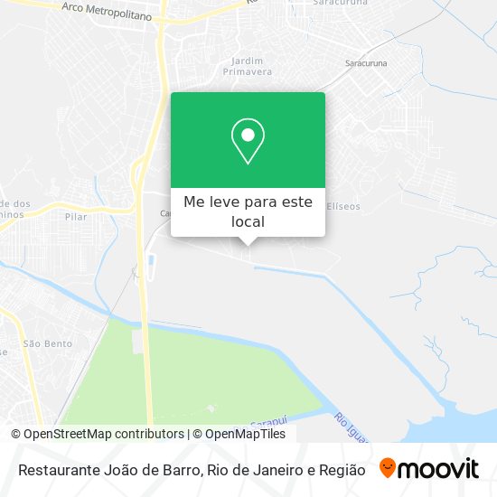 Restaurante João de Barro mapa