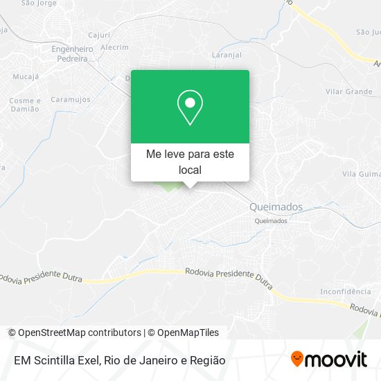 EM Scintilla Exel mapa